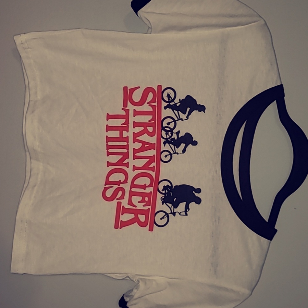 Stranger things crop top